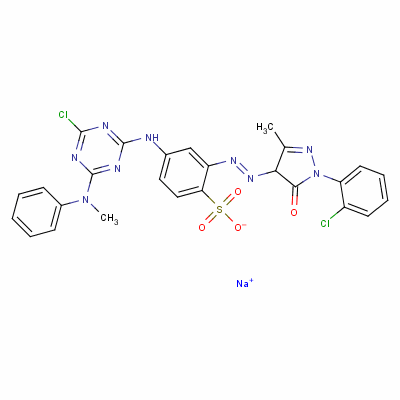 酸性黄 127结构式_73384-78-8结构式