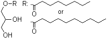 混合辛癸酸甘油单酯结构式_73398-61-5结构式