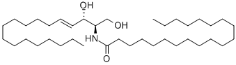n-[(2s,3r,4e)-1,3-二羟基-4-十八碳烯-2-基]二十烷酰胺结构式_7344