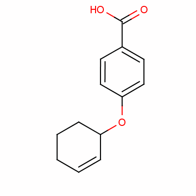 P-(2-环己烯氧基)苯甲酸结构式_7355-51-3结构式