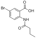 5-溴-2-丁酰胺苯甲酸结构式_73721-76-3结构式