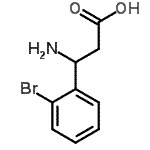 (R)-3-amino-3-(2-bromo-phenyl)-propionic acid Structure,737751-95-0Structure