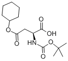 Boc-L-天冬氨酸 4-环己酯结构式_73821-95-1结构式