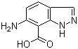 6-氨基-1H-吲唑-7-羧酸结构式_73907-95-6结构式