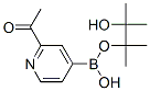 2-乙酰基吡啶-4-硼酸频那醇酯结构式_741709-58-0结构式
