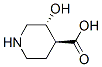 反式-3-羟基-4-哌啶羧酸结构式_742014-65-9结构式