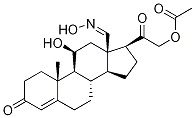 醛固酮18-肟21-乙酸酯结构式_74220-49-8结构式