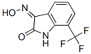 (3Z)-7-(三氟甲基)-1H-吲哚-2,3-二酮 3-肟结构式_74396-78-4结构式