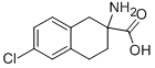 2-氨基-6-氯-1,2,3,4-四氢-萘-2-羧酸结构式_74444-73-8结构式