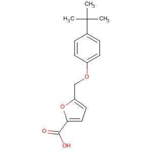 5-(4-Tert-Butyl phenoxymethyl)furan-2-carboxylic acid Structure,74556-54-0Structure