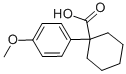 1-(4-Methoxyphenyl)-1-cyclohexanecarboxylic acid Structure,7469-83-2Structure