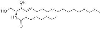 N-辛酰基-D-神经鞘氨醇结构式_74713-59-0结构式