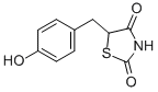 5-(4-羟基苄基)-1,3-噻唑烷-2,4-二酮结构式_74772-78-4结构式