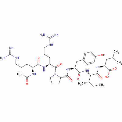 Ac-Arg-Arg-Pro-Tyr-Ile-Leu结构式_74853-69-3结构式
