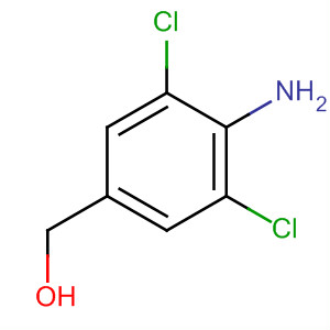 (4-氨基-3,5-二氯苯基)甲醇结构式_74878-32-3结构式