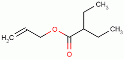 2-乙基丁酸烯丙酯结构式_7493-69-8结构式