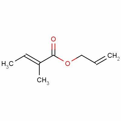 惕恪酸烯丙酯结构式_7493-71-2结构式
