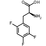 L-2,4,5-三氟苯基丙氨酸结构式_749847-57-2结构式