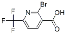 2-溴-6-三氟甲基-3-吡啶羧酸结构式_749875-07-8结构式