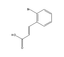 2-溴肉桂酸结构式_7499-56-1结构式