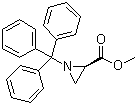 甲基 (S)-()-1-三苯甲游基氮丙啶-2-羧酸结构式_75154-68-6结构式