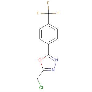 1,3,4-Oxadiazole, 2-(chloromethyl)-5-[4-(trifluoromethyl)phenyl]- Structure,753479-67-3Structure