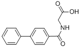(Biphenyl-4-carbonyl)-amino]-acetic acid Structure,75446-59-2Structure
