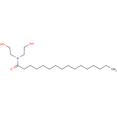 Hexadecanamide, n,n-bis(2-hydroxyethyl)- Structure,7545-24-6Structure