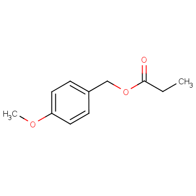 丙酸茴香酯结构式_7549-33-9结构式