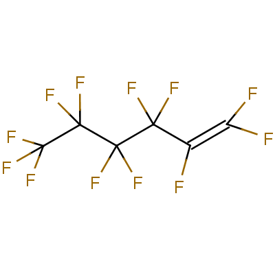全氟己烯-1结构式_755-25-9结构式