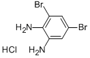3,5-Dibromo-1,2-phenylenediamine monohydrochloride Structure,75568-11-5Structure