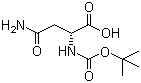 Boc-D-天冬酰胺结构式_75647-01-7结构式
