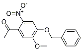 1-(4-(苄氧基)-5-甲氧基-2-硝基苯基)乙酮结构式_75665-88-2结构式
