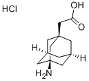 (3-氨基-1-金刚烷)乙酸盐酸盐结构式_75667-94-6结构式