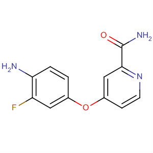 4-(4-氨基-3-氟苯氧基)-2-吡啶羧酰胺结构式_757251-54-0结构式