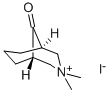 3,3-二甲基-9-氧代-3-氮杂双环[3.3.1]碘化壬烷结构式_7575-96-4结构式
