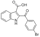2-(4-Bromobenzoyl)-1H-indole-3-carboxylic acid Structure,75822-51-4Structure