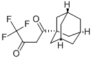 1-(1-金刚烷)-4,4,4-三氟-1,3-丁二酮结构式_758709-48-7结构式