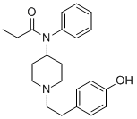 N-{1-[2-(4-羟基-苯基)-乙基]-哌啶-4-基}-N-苯基-丙酰胺结构式_76107-53-4结构式
