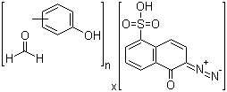 甲酚-甲醛共聚物 1,2-二叠氮基萘醌-5-磺酸酯结构式_76169-06-7结构式