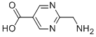 2-(氨基甲基)-5-嘧啶羧酸结构式_76196-78-6结构式