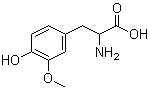 2-氨基-3-(4-羟基-3-甲氧基苯基)丙酸结构式_7636-26-2结构式