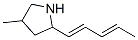 (9CI)-4-甲基-2-(1,3-戊二烯)-吡咯烷结构式_763868-72-0结构式