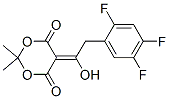 5-[1-Hydroxy-2-(2,4,5-trifluorophenyl)ethylidene]-2,2-dimethyl-1,3-dioxane-4,6-dione Structure,764667-64-3Structure