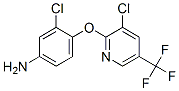 3-Chloro-4-[3-chloro-5-(trifluoromethyl)pyridin-2-yl]oxy-aniline Structure,76471-06-2Structure