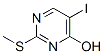 5-Iodo-6-hydroxy-2-methylthio-pyrimidine Structure,76510-61-7Structure