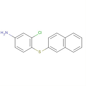 3-Chloro-4-(napthalen-2-ylsulfanyl)-phenylamine Structure,76590-40-4Structure