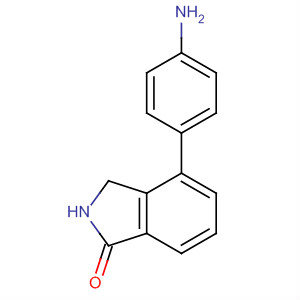 4-(4-氨基苯基)-2,3-二氢-1H-异吲哚-1-酮结构式_765948-62-7结构式