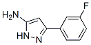 3-氨基-5-(3-氟苯基)-1H-吡唑结构式_766519-89-5结构式