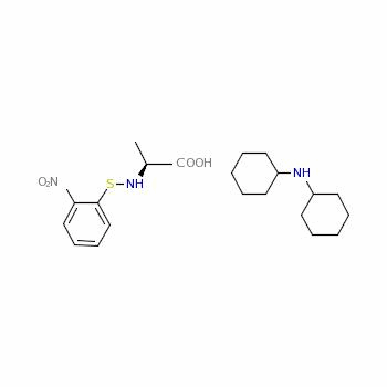 N-2-nitrophenylsulfenyl-l-alanine dicyclohexylammonium salt Structure,7675-46-9Structure